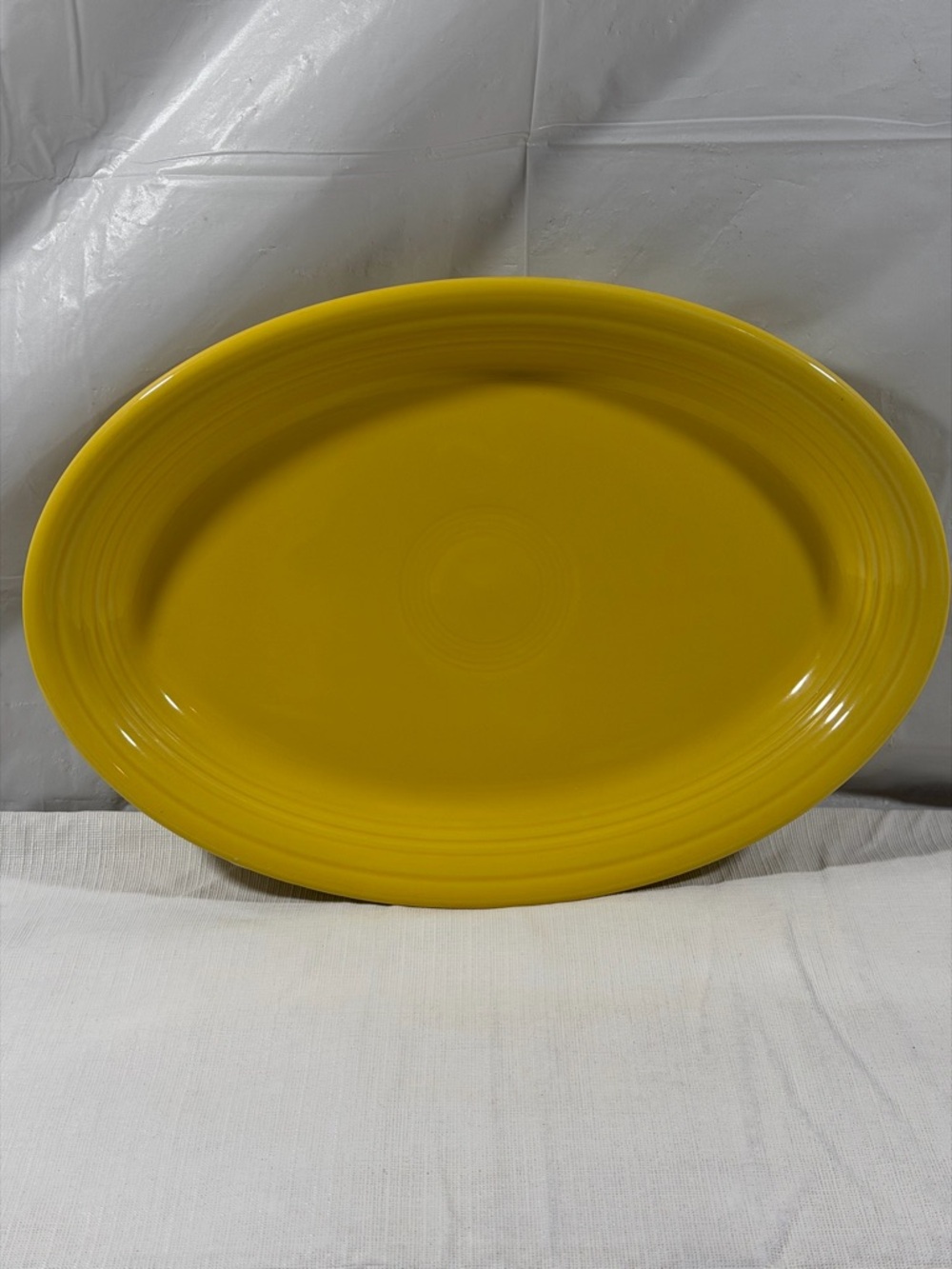 Fiestaware Bright Yellow Oval Serving Platter